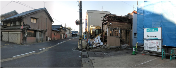 House demolished, south of central Echizen-city, Japan - memories lost